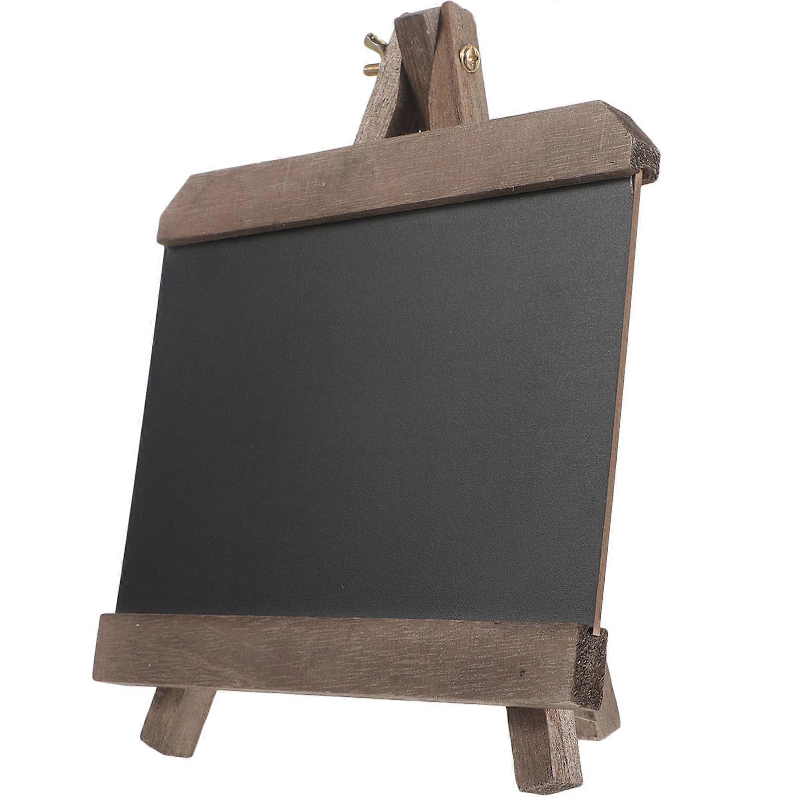 Wooden Chalkboard Black Desktop Memo Board for Writing 2Pcs