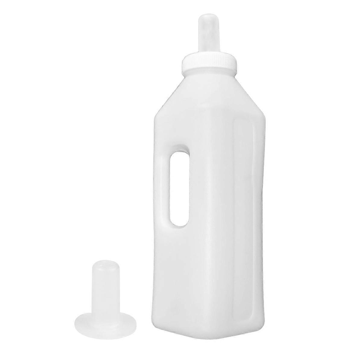 Calf Sheep Bottle Silicone Teat Feed for Orphaned Lambs 4Pcs Set