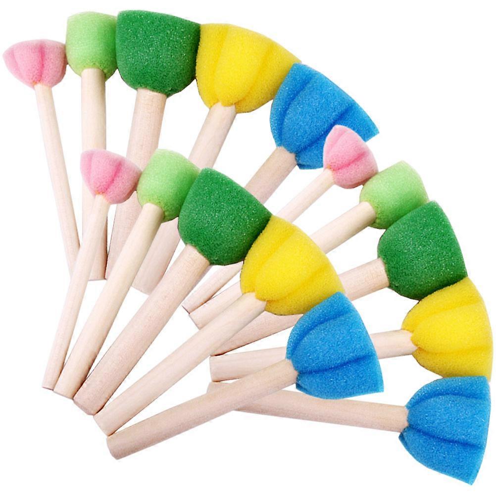 Sponge For Painting 75 Pcs Portable Kids Sponge Rectangular Assorted Color For Creative Painting Experience