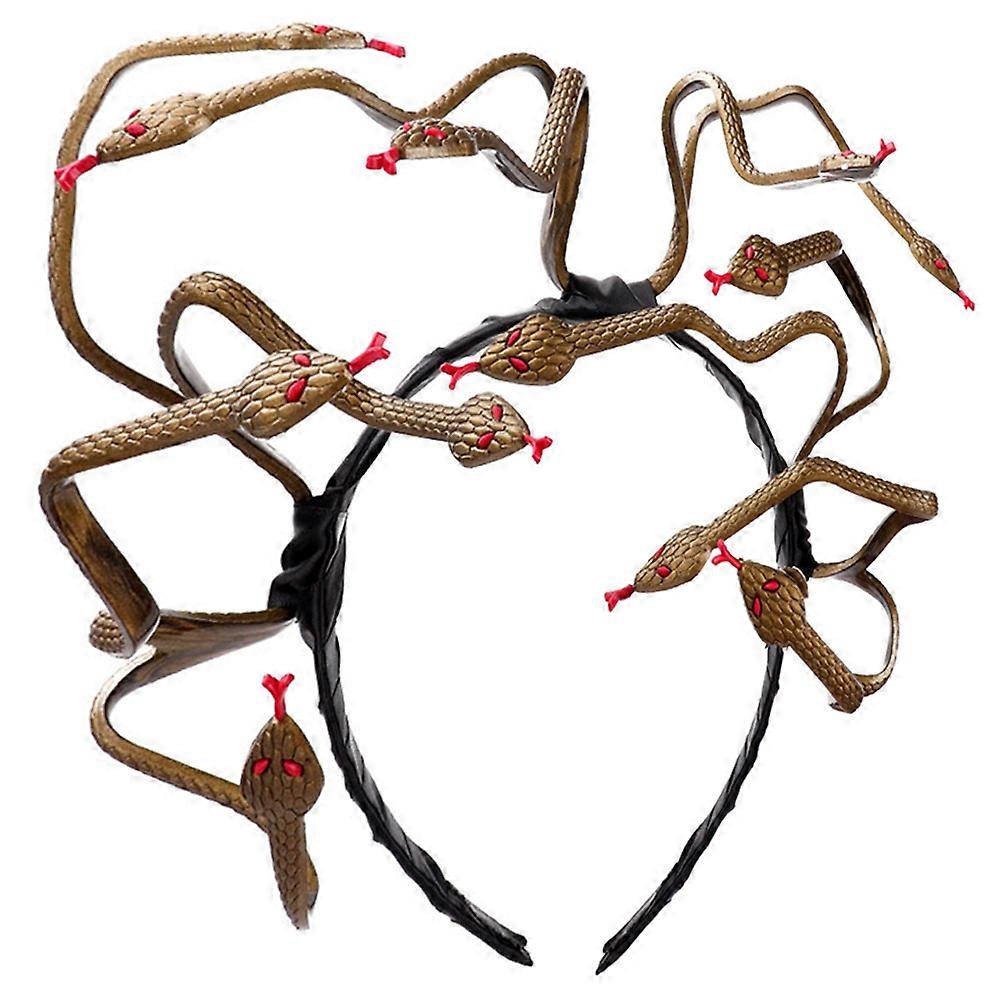 Halloween-ormkostym med plastdekor i brunt, 3-pack