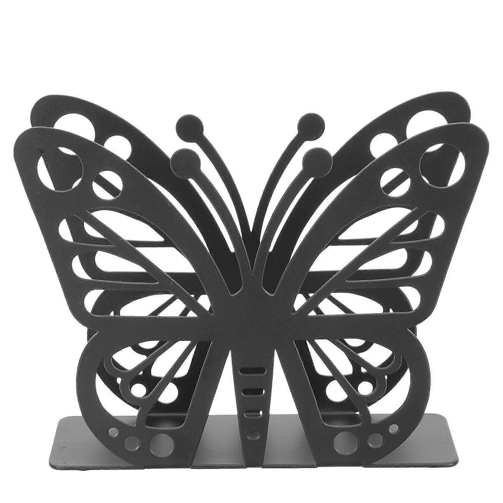 Tabletop Tissue Paper Stand Iron Napkin Storage Rack for Storage Use 2Pcs