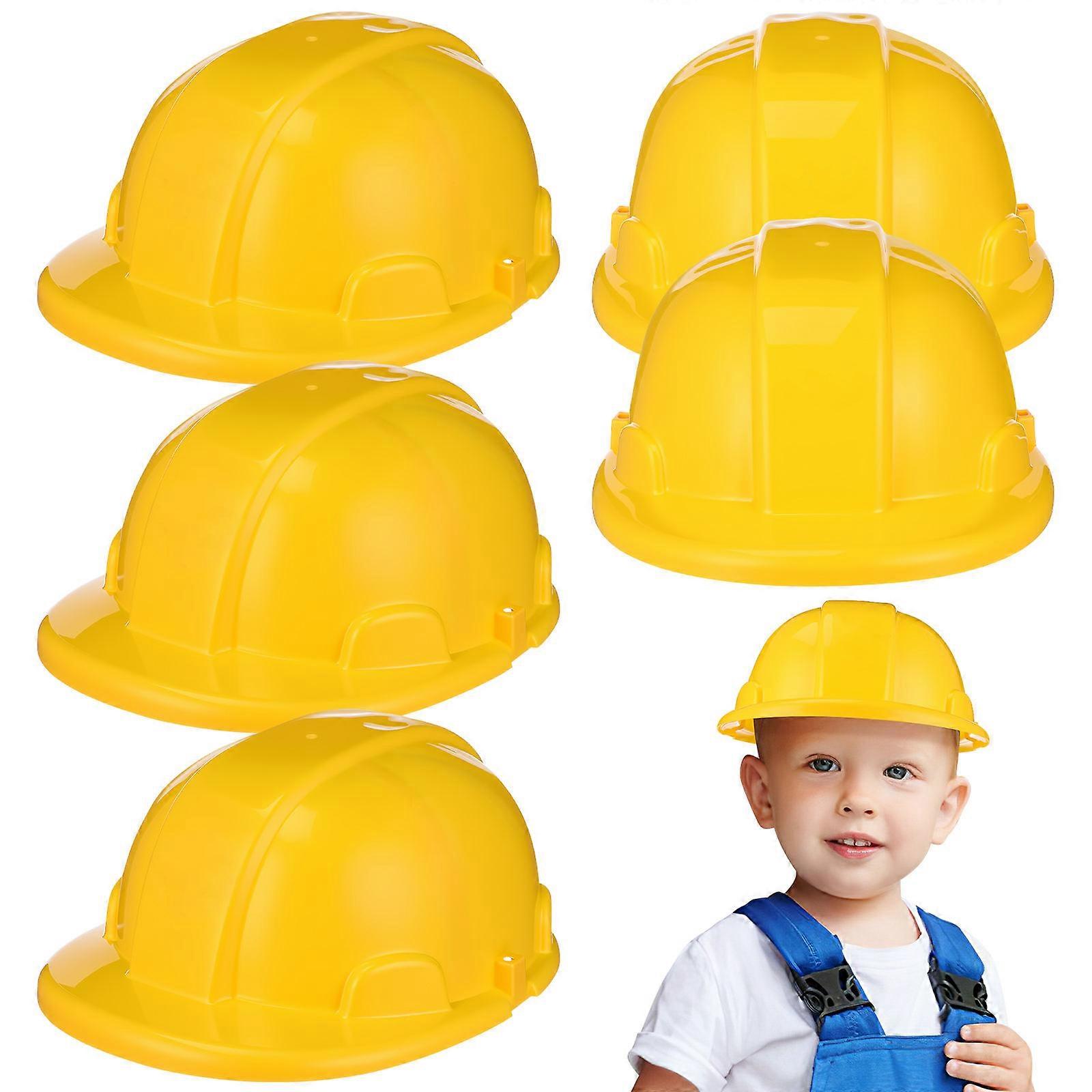 Engineering Safety Toy Construction Hat Toy for Kids 5Pcs Set
