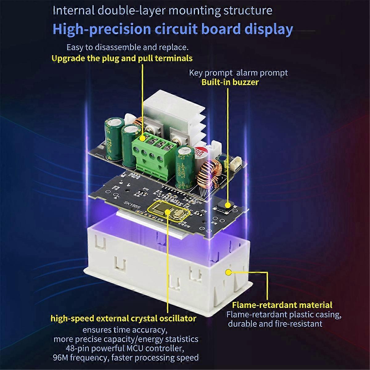 SK120S Adjustable DC Regulated Power Supply+433M Kit Constant Voltage Constant Current 7A 120W Step-Down Module