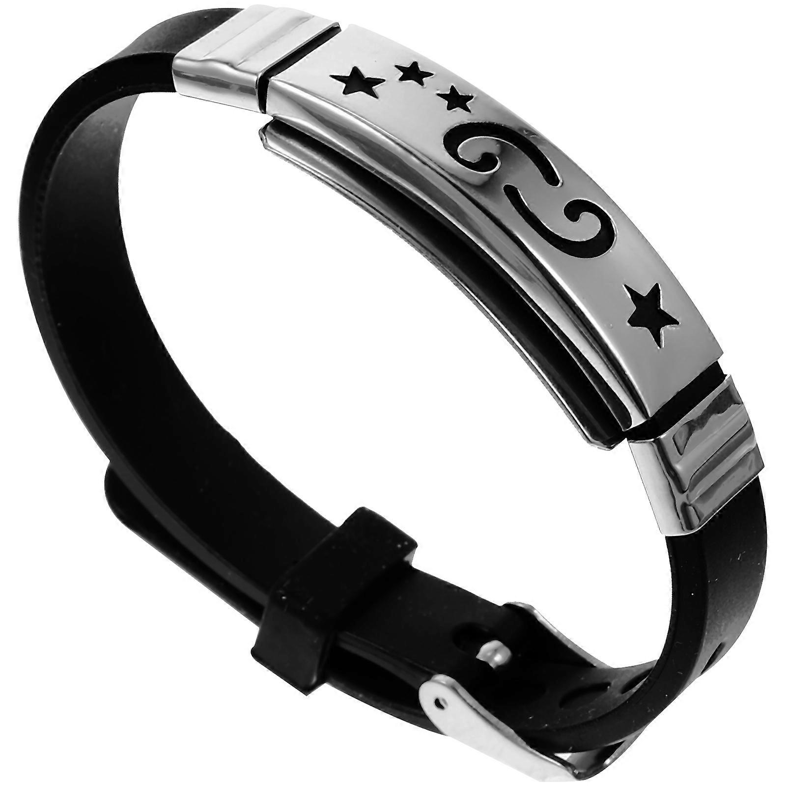 Stainless Steel Twelve Bangle Couple Bracelet 2Pcs