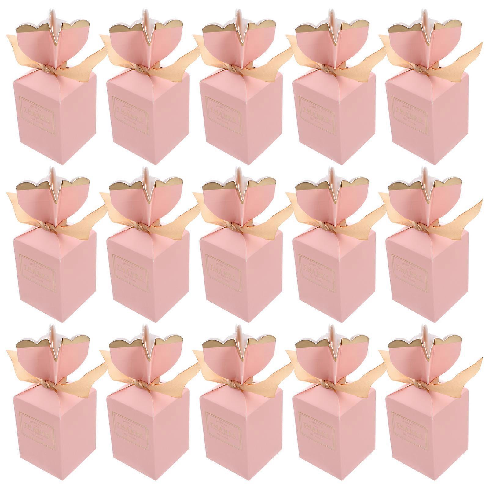 Candy Boxes for Wedding Favor Boxes with Ribbon for 40Pcs