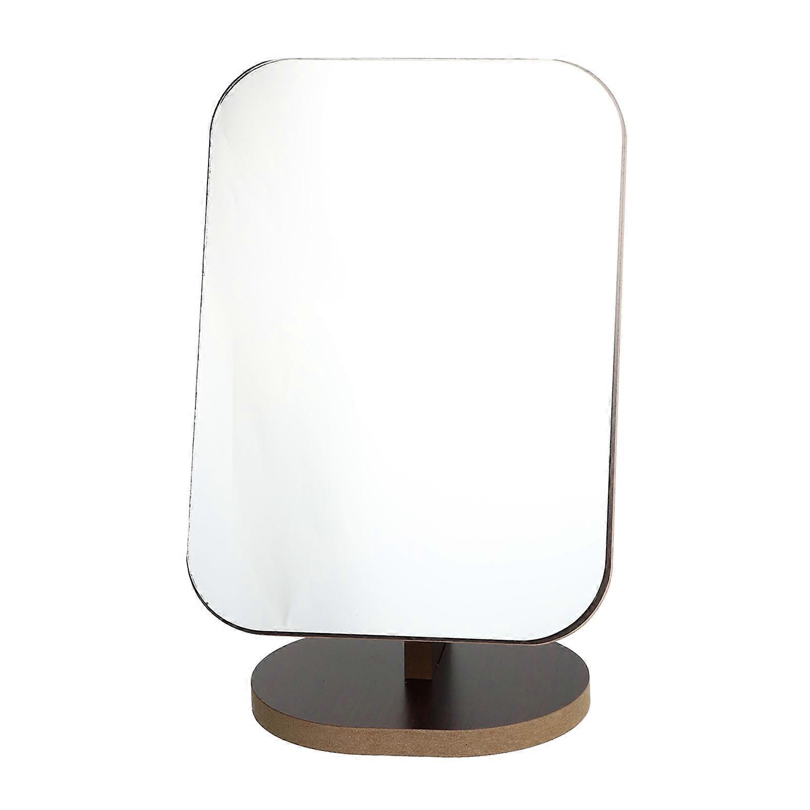 Tabletop Mirror Wooden Rotatable Makeup Mirror for Home Use 3Pcs Pack