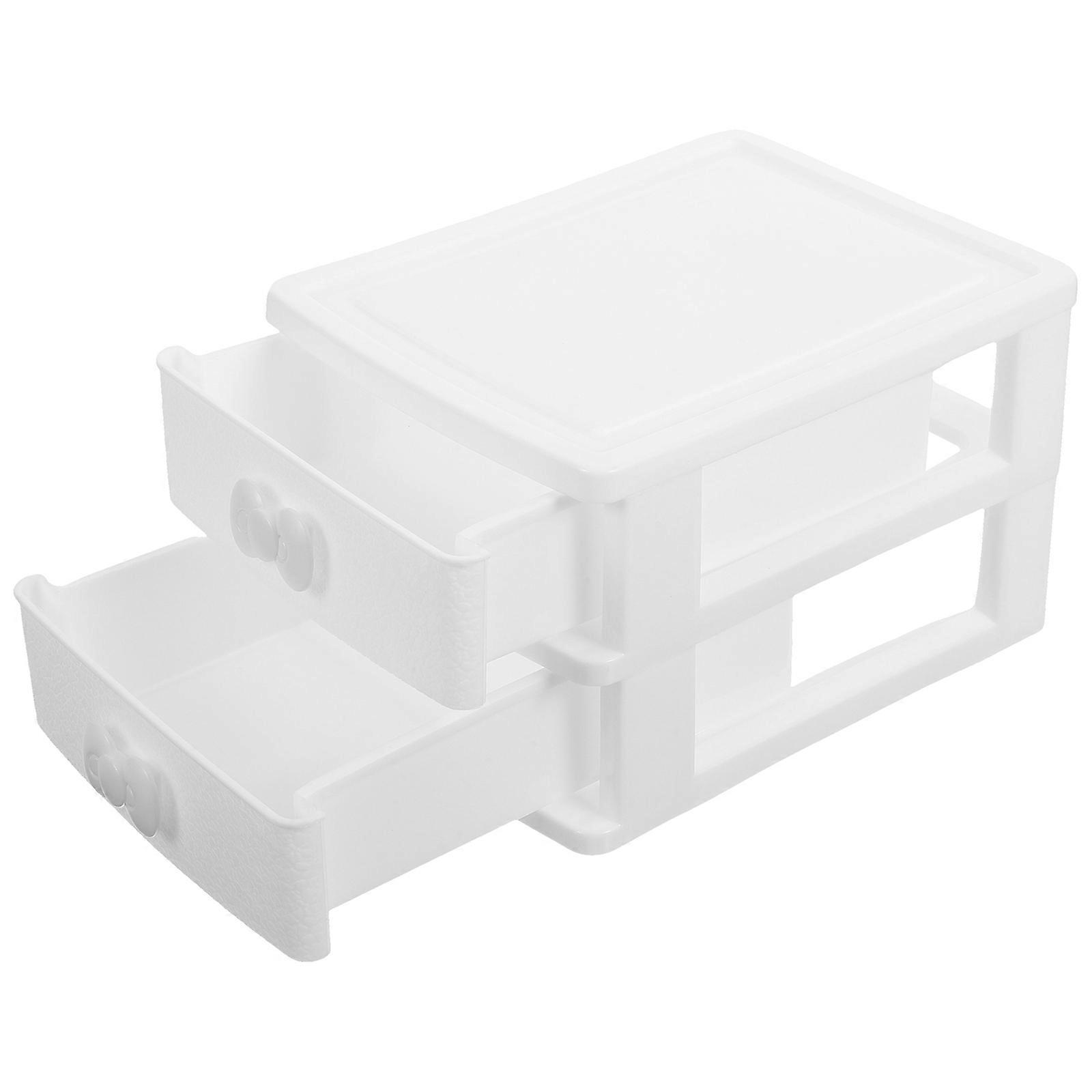 Drawer Storage Organizer Box for Makeup with 3Pcs Desktop Drawer Organizer