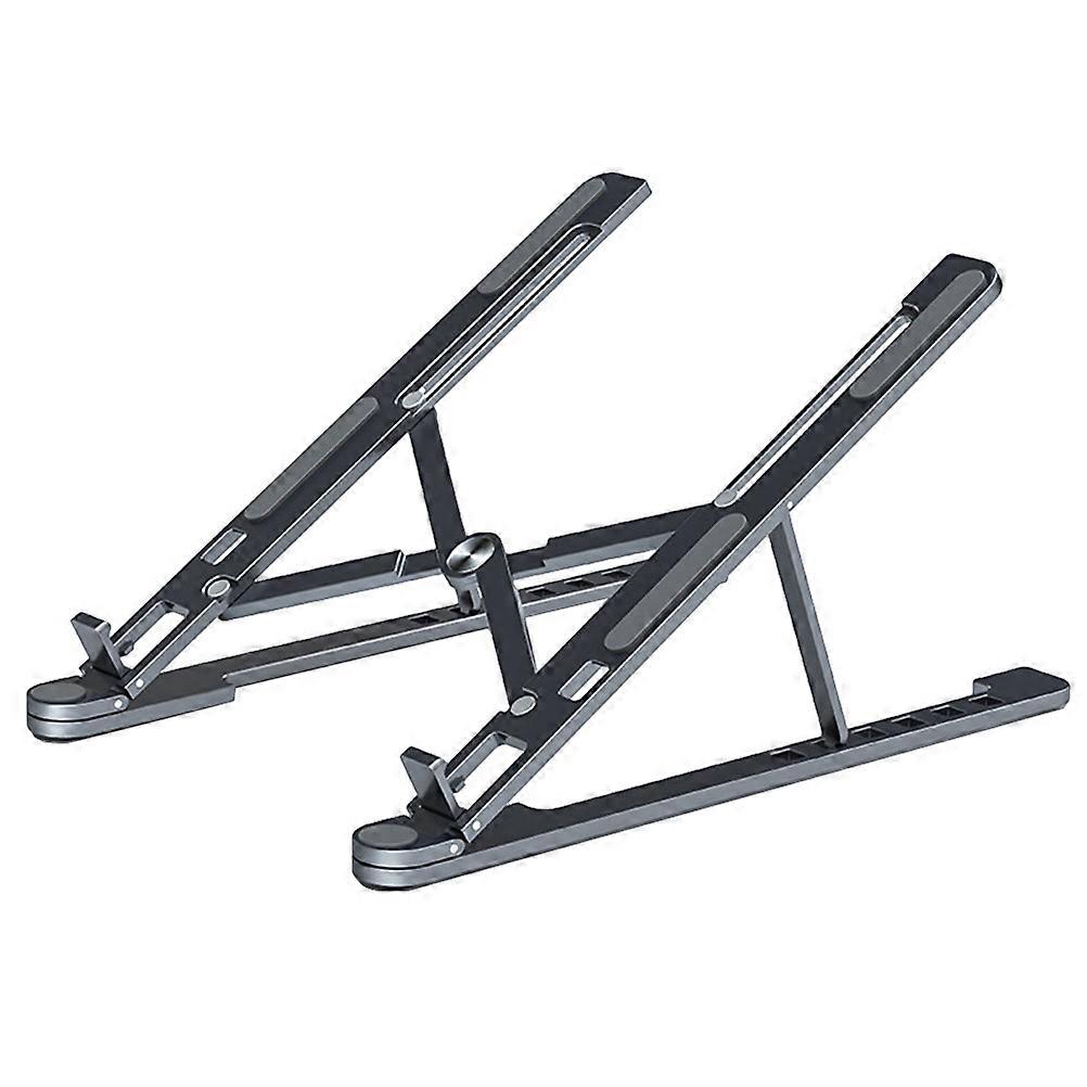 Folding Laptop Stand Aluminum Alloy for Laptop Use 2Pcs Height Adjustable