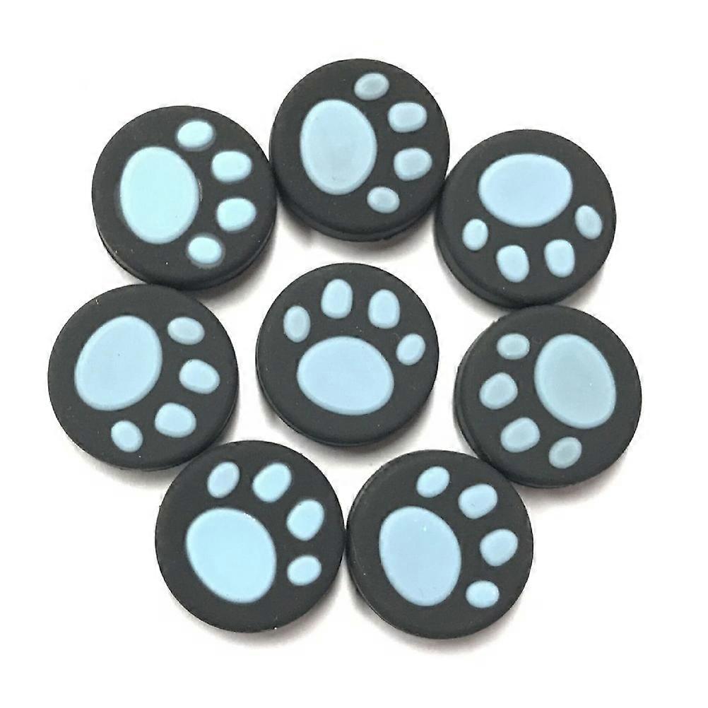 Joystick Caps 8 Pcs Thumb Joystick For Gamepad Blue Color Relieve Finger Pain