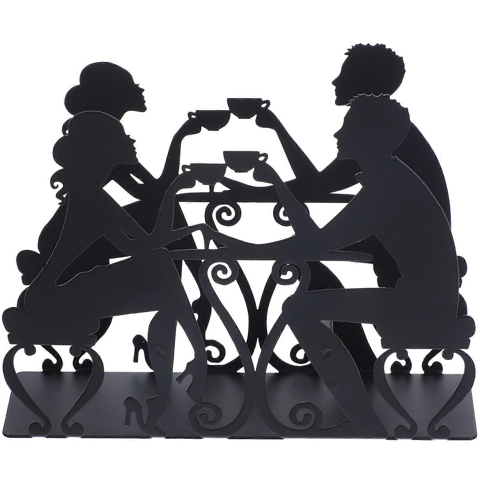 Freestanding Coffee Filter Storage Stand 5Pcs Simple Design For Café Use To Hold Napkins With Decorative Style