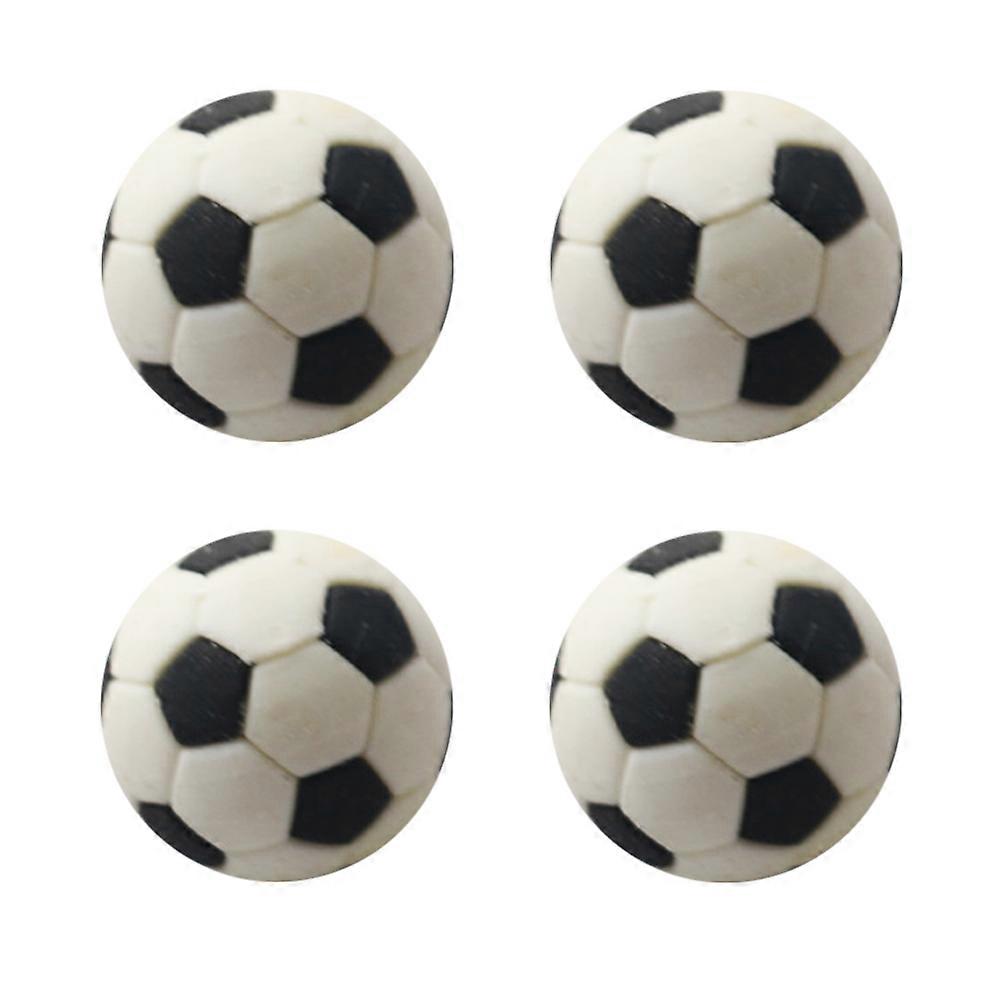 Mini House Soccer Ball Decorations for Toy Model 4Pcs Set