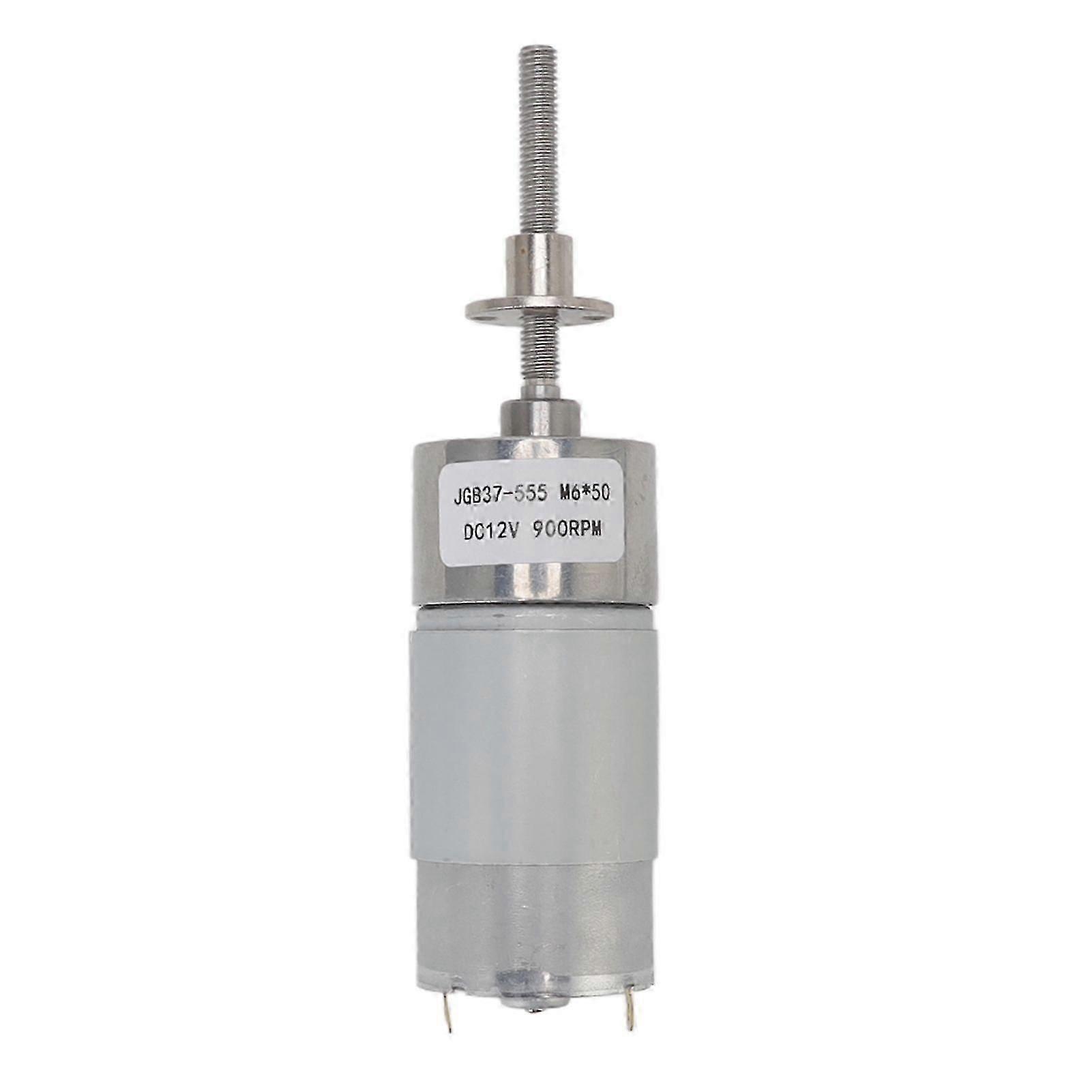High quality  JGB37-555 DC reduction motor DC12V shaft thread M6*50mm with...