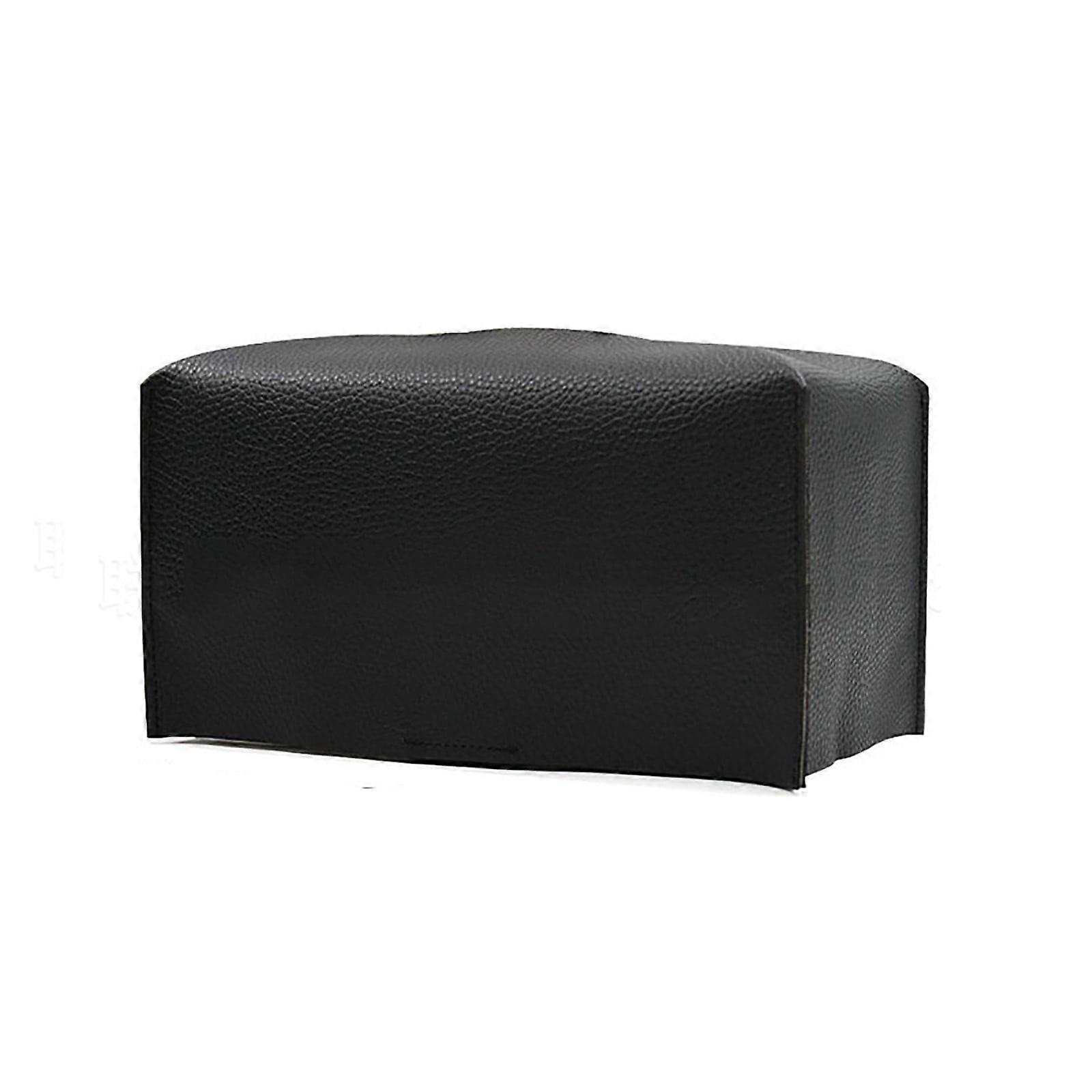 Modern Leather Tissue Box Cover - Compatible with Rectangular Boxes, Decorative Holder for Bathroom, Vanity, Office Desk