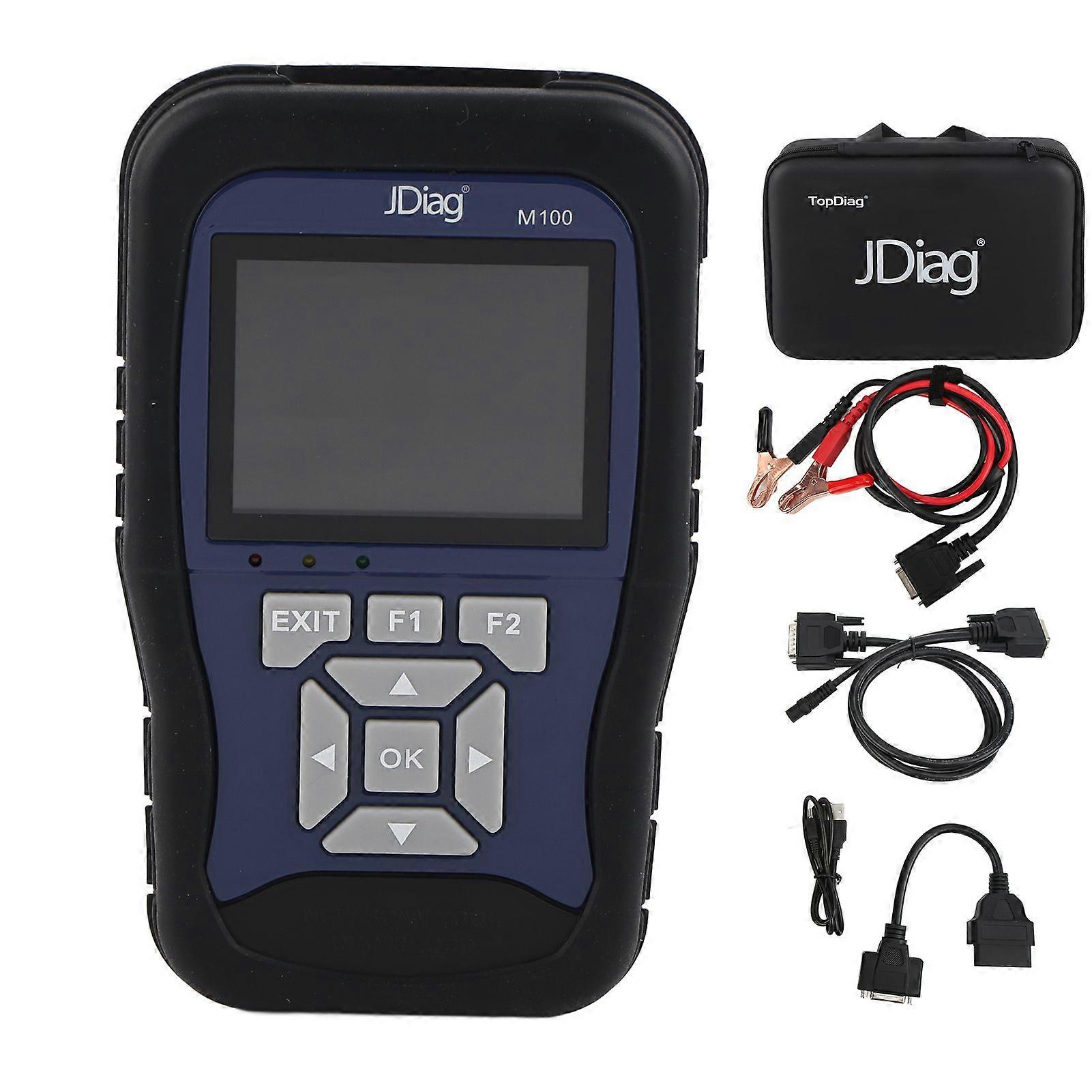 12V Motorcycle Scanner Codes Reader Battery Tester Intelligent Dual System Handheld Diagnostic Tool