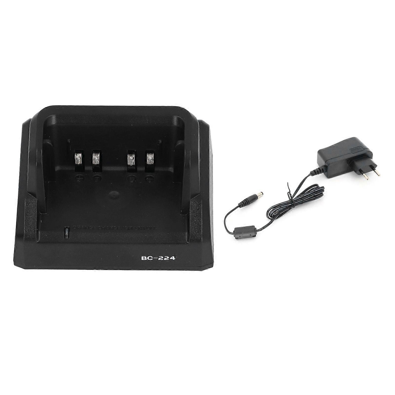 Talkabout Radio Charger Rapid Heat Dissipation Desktop Battery Charging Dock Cradle for ICOM A25NE A25CE ICA25 EU Plug 100240V