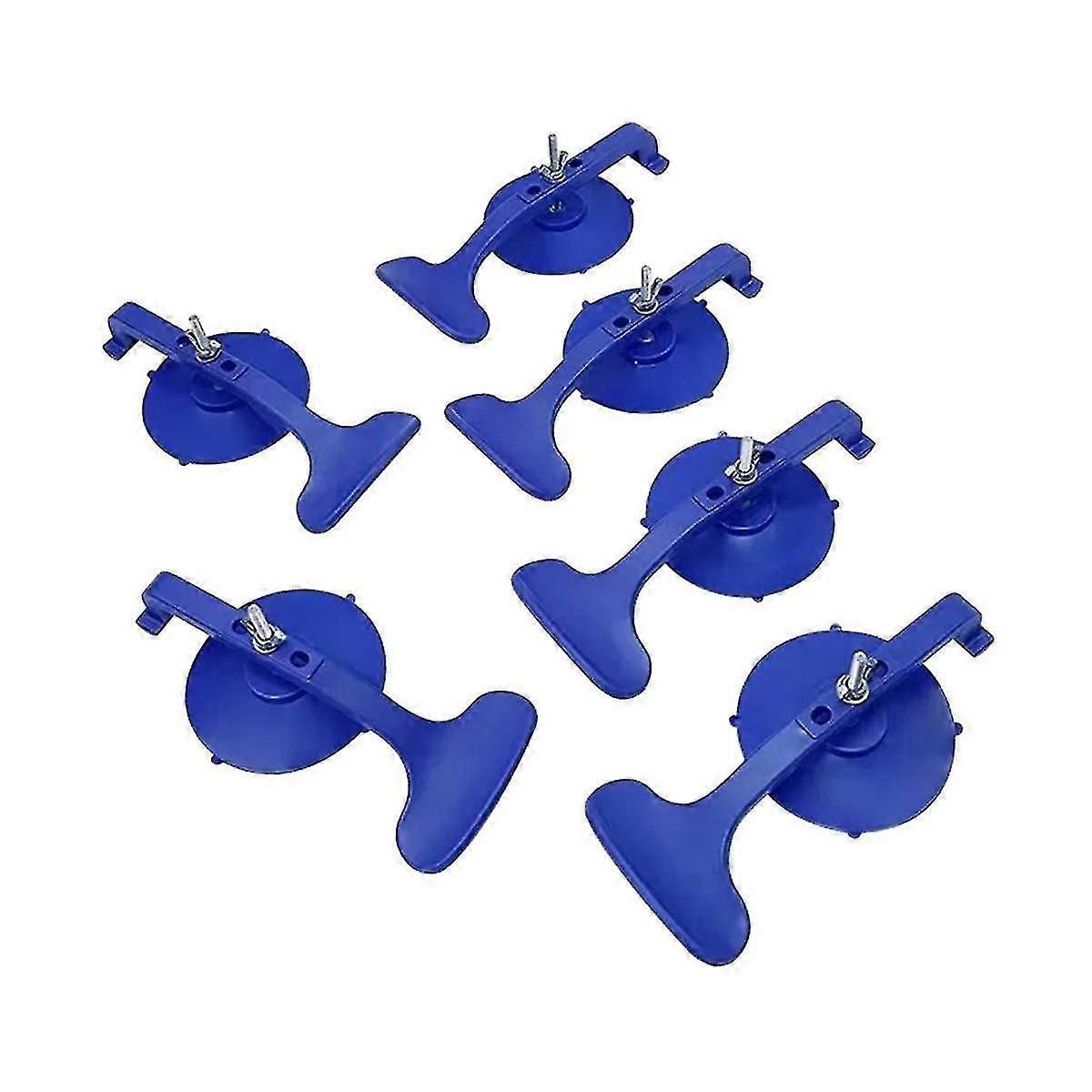 6pc Suction Clamp Set Window Suction Cups For Sealing Rear Window To Top Convertible Glass Windshield Repair Gluing