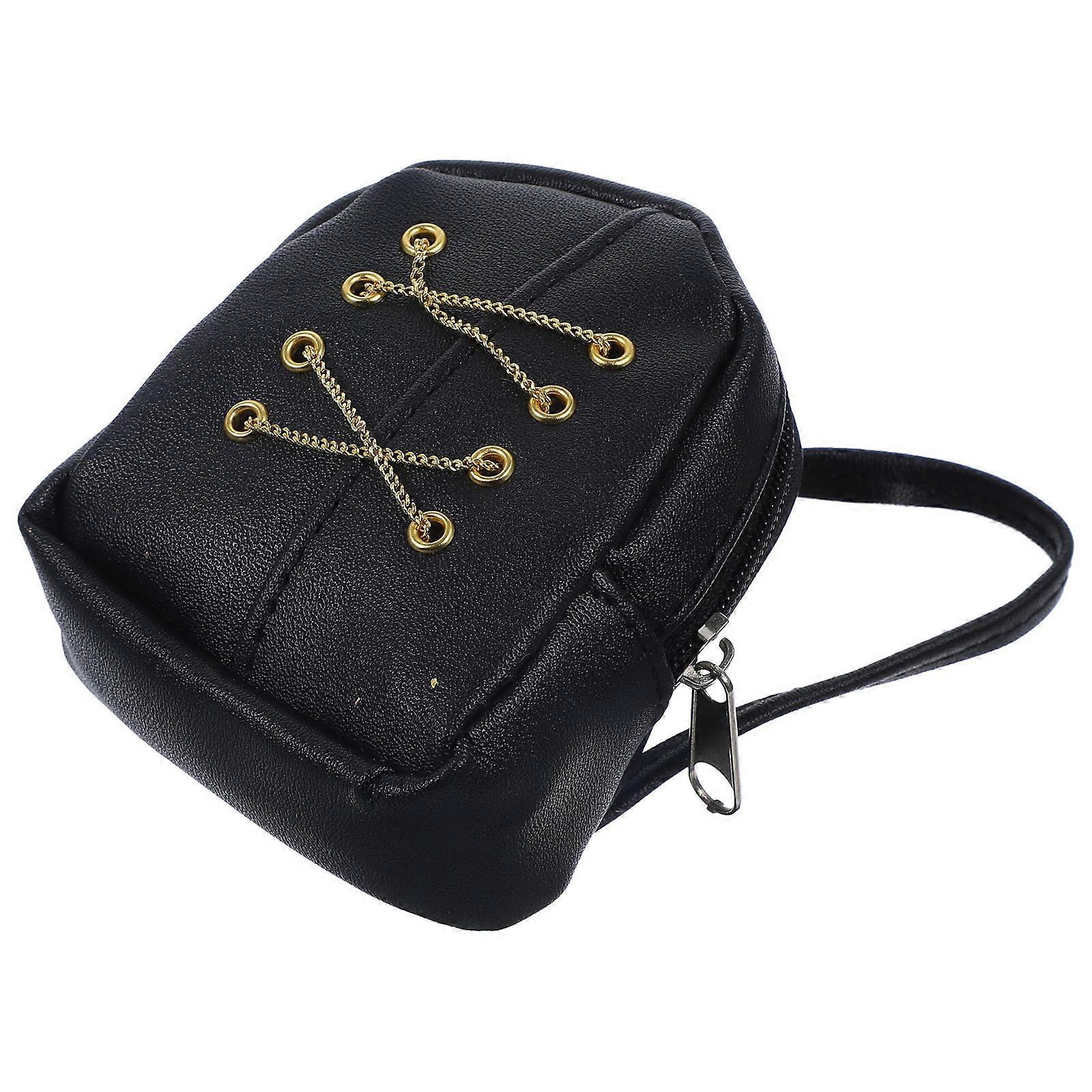 Mini Backpack Doll School Supplies for Decoration 4Pcs Doll Backpack Set