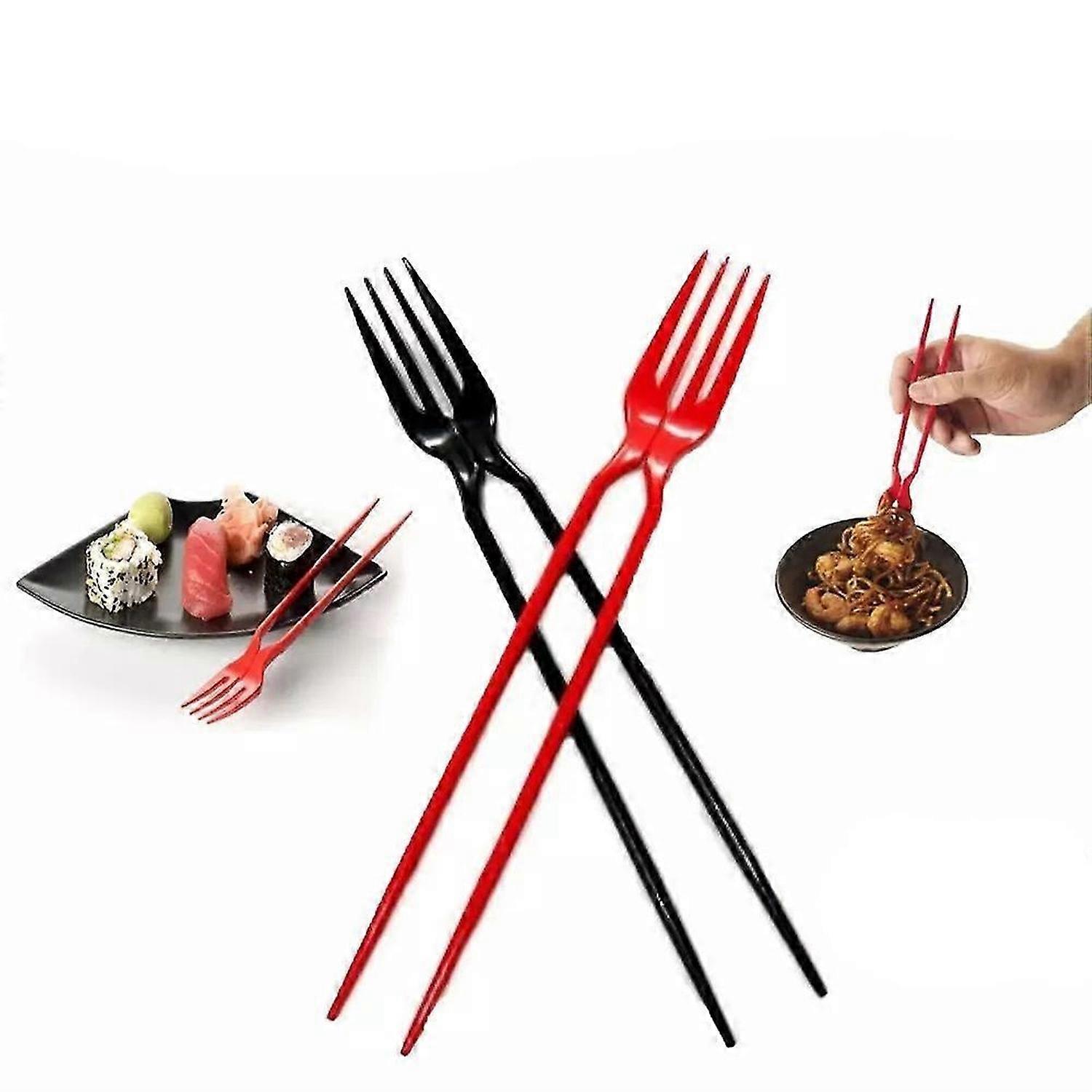10PCS Fourchette Baguettes En Un, Chork 24 Count Pack Fourchette Baguettes Combo
