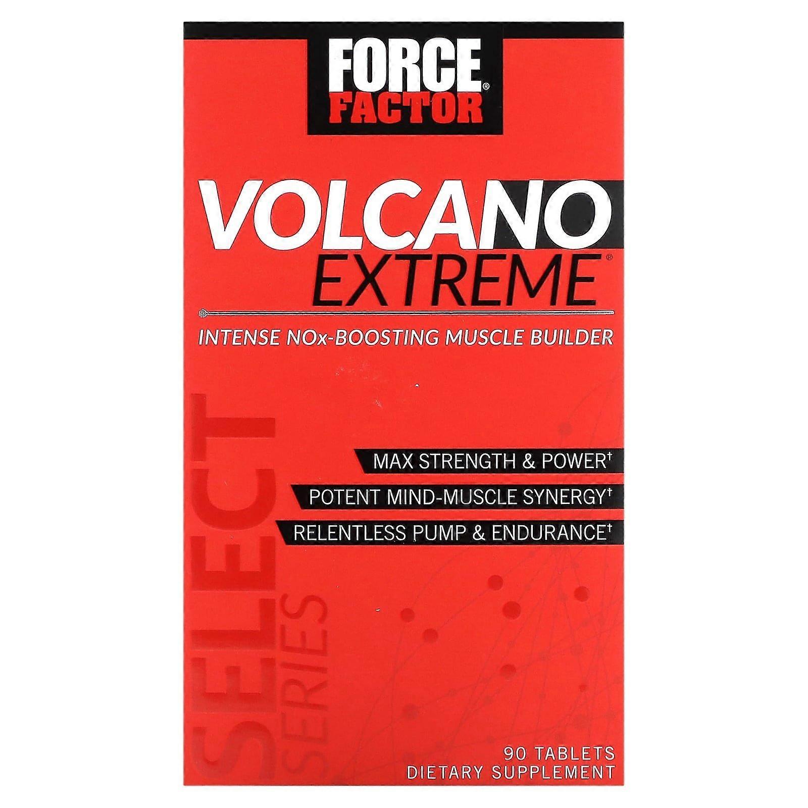 Force Factor, Volcano Extreme, Intense NOx-Boosting Muscle Builder, 90 Tablets