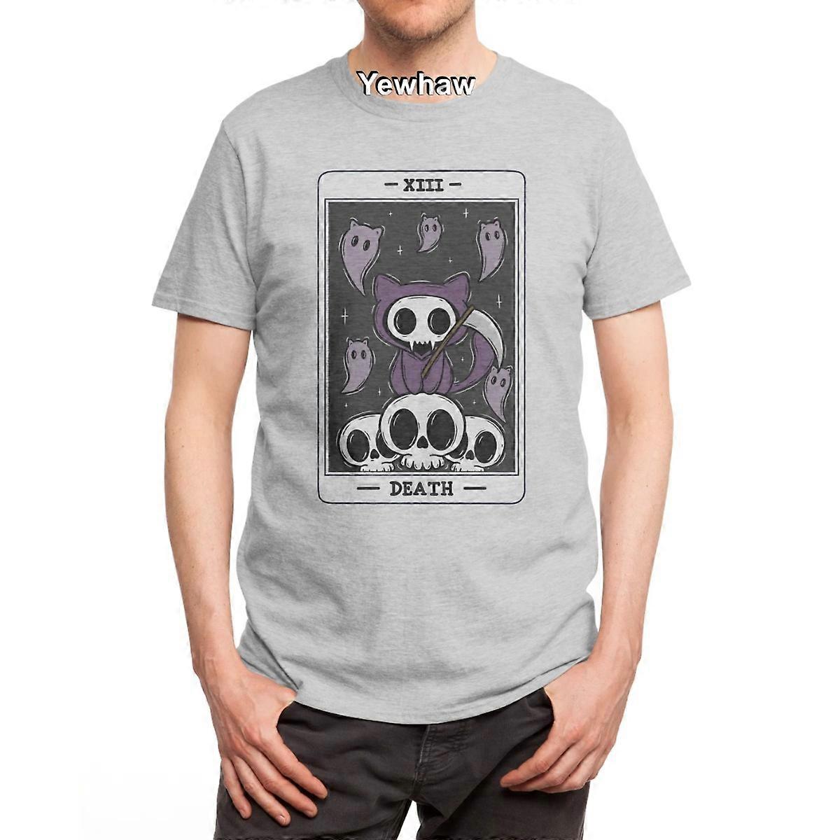 Cat tarot card Death T-Shirt