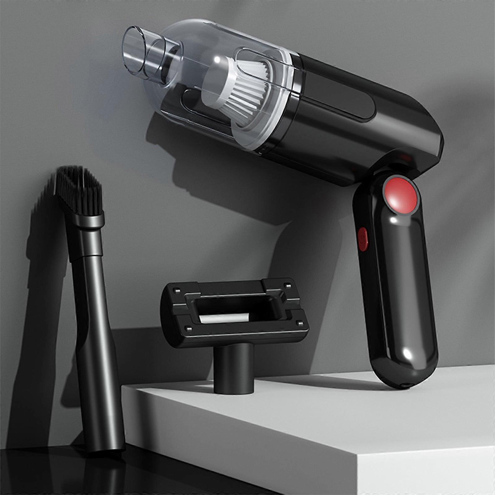 WJSXC Folding Vacuum Cleaner, Small Cordless Handheld USB Charging, Lithium Ion, for Keyboard, Computer, Hairs, Car Interior Crevices Cleaning