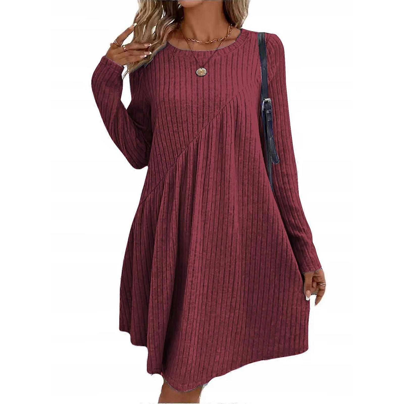 princess polly baby blue dress Burgundy Knitted Dress Warm Turtleneck Degree North  98degreenorth