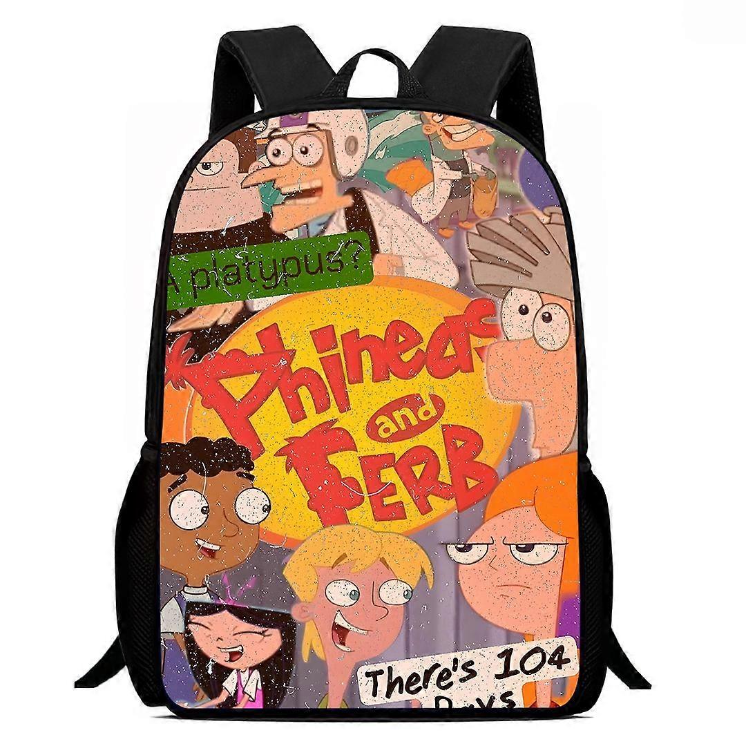 Phineas And Ferb backpack, high-value casual backpack