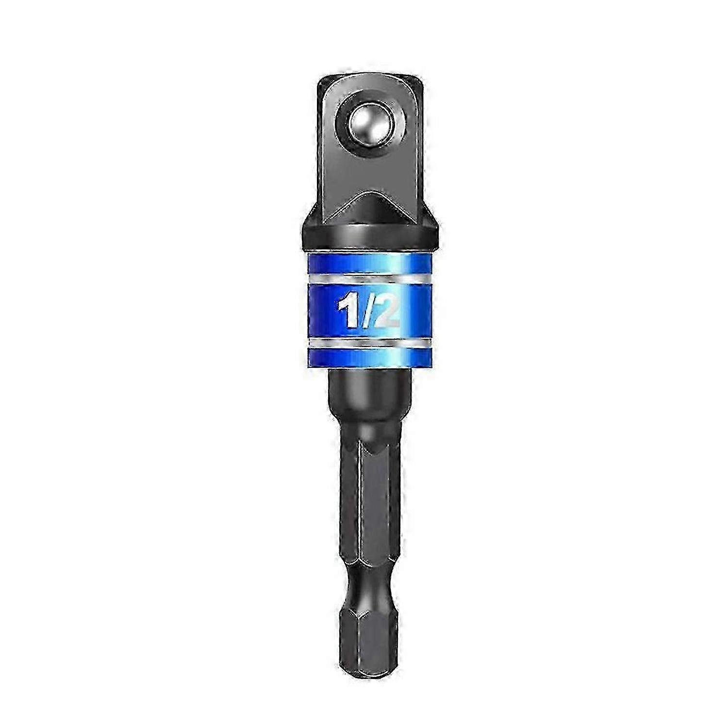 1/2 "六角シャンクソケットアダプタ拡張インパクトドリルビットツール(ブラック)シングル