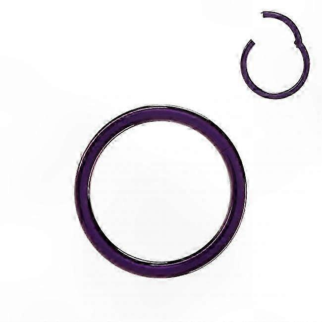 טבעת קליקר עם מקטע צירים מפלדה כירורגית 316L 16 גרם