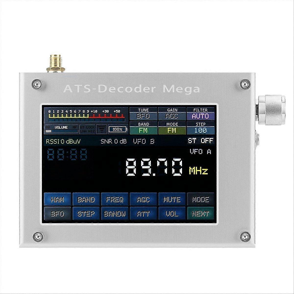 SDR Radio AM FM SYNC SSB CW DIGI Récepteur ATS-Décodeur Version améliorée de ATS25 Max-Decoder avec 4Inc