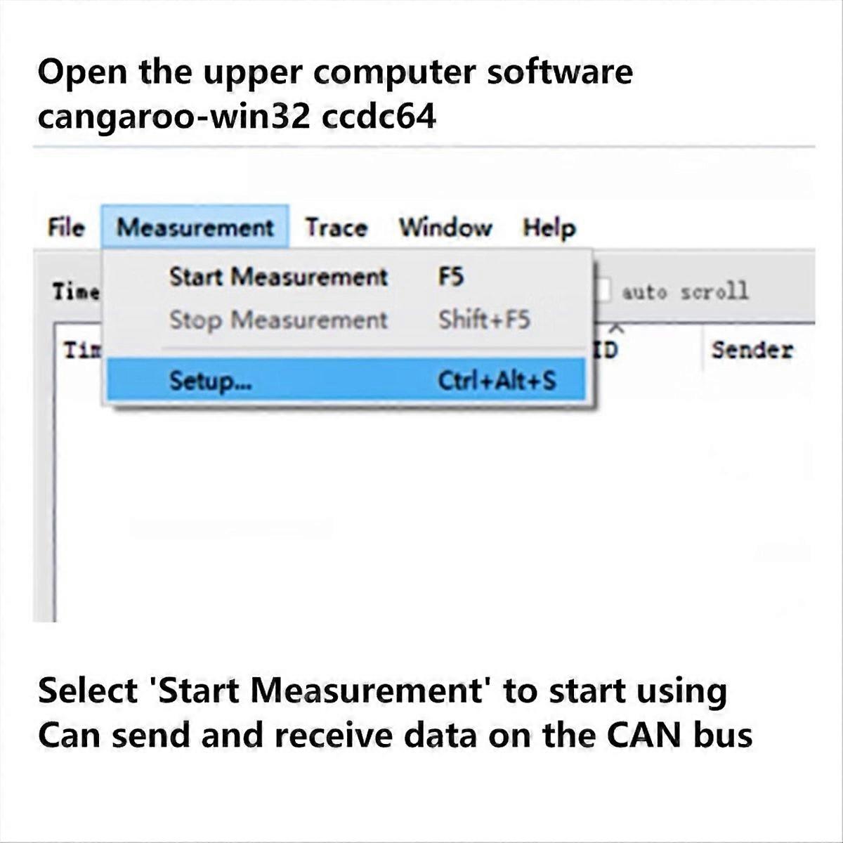 USB to CAN Module Support CAN Portable CAN Bus Analyzer V2.0 Version Multifunctional Convenient Modu
