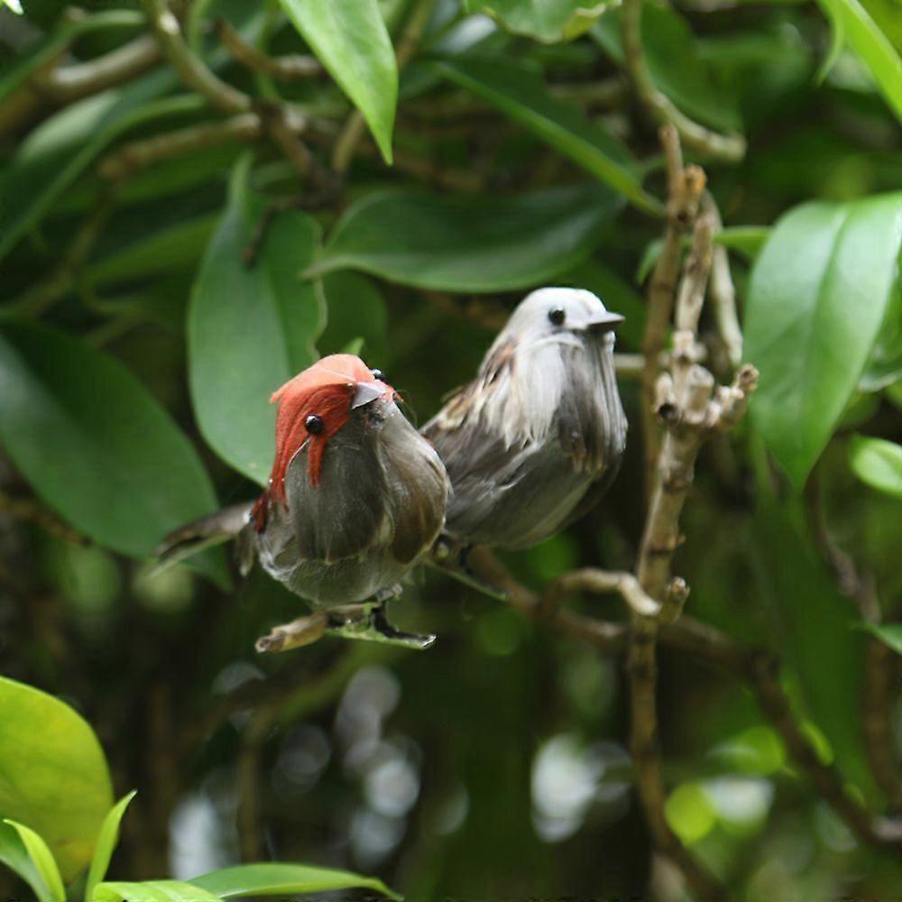 feathered artificial magpie garden