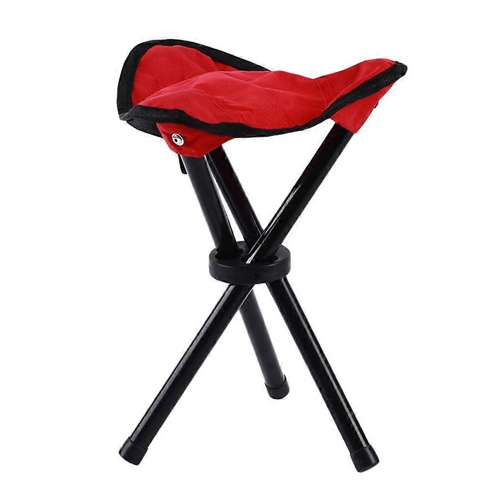 Outdoor Portable Fishing Chairs Casting Stool Triangle, Foldable Aluminum Frame, Lightweight, Adjustable Height