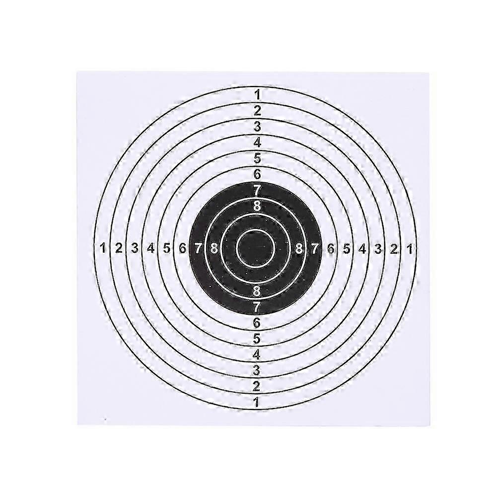 100pcs 14x14cm White Archery Target Face for Bow and Arrow Shooting Practice