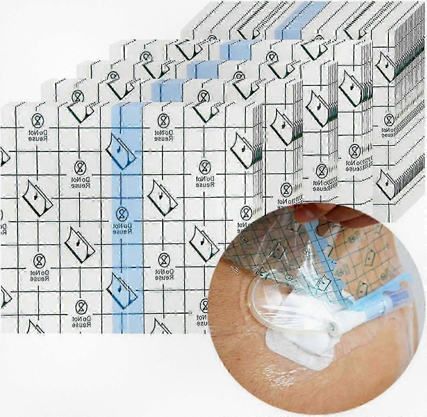 دروع غطاء دش مقاومة للماء لغسيل الكلى ميناء PICC خط القسطرة أنبوب التغذية البريتوني المرضى 100 قطعة