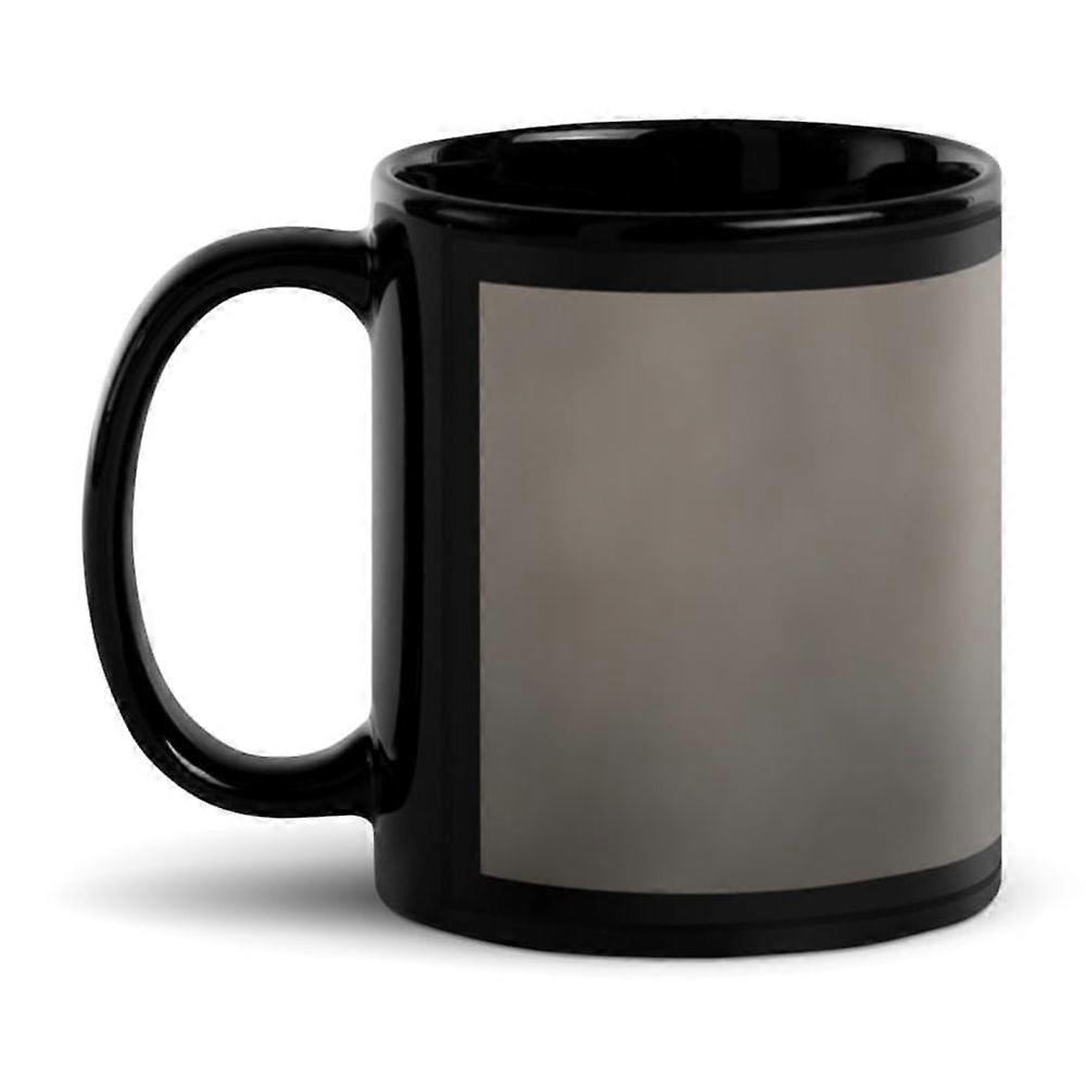 Surprised Kitten ! Black Glossy Mug