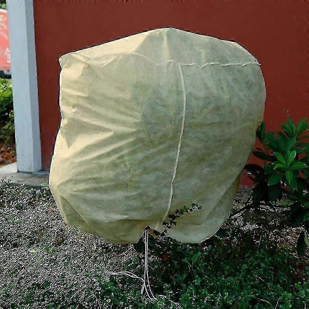 Bolsas de protección de plantas de invierno con cordón reutilizables