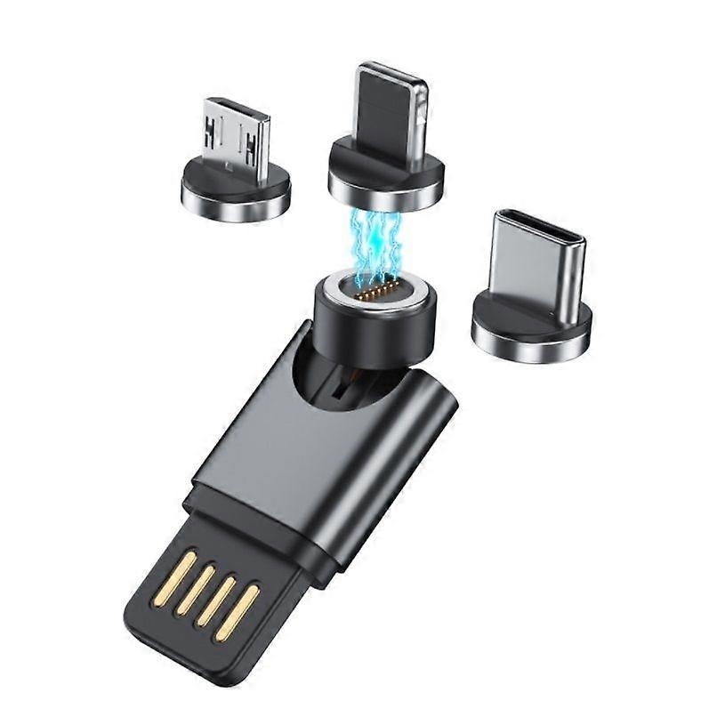 USB Magnetic Adapter, Random Colors Delivery, Model: Data Function