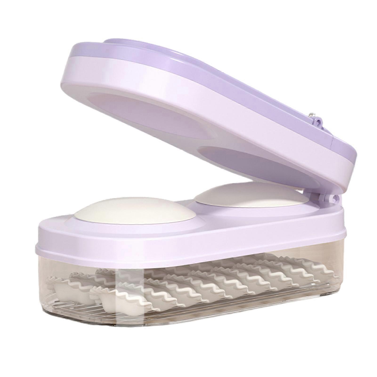 Dumpling Maker 3-in-1 Design with Storage Box - Homemade Dumpling Press Device for Easy Dumpling Preparation at Home Kitchen