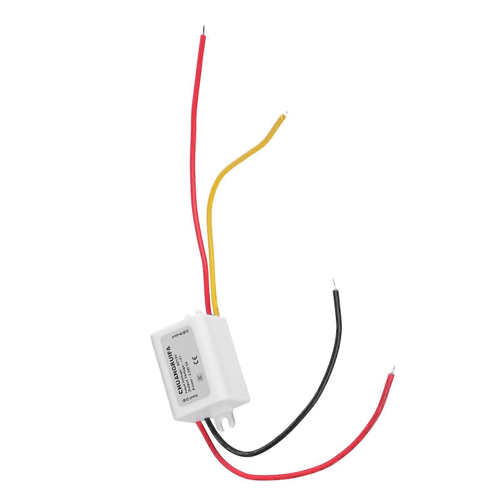 Buckk Converters 12V to 1.5V 3A 4.5W Voltages Stabilizers Regulator Automatic Buckk Step Down Power Module Multicolor