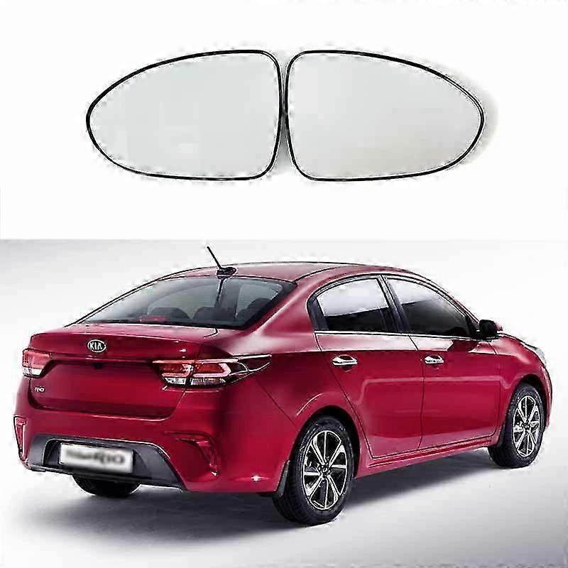 Suitable For 17-22 Kia Rio Reversing Lens Heated Rear View Mirror Mirror Replacement--xj