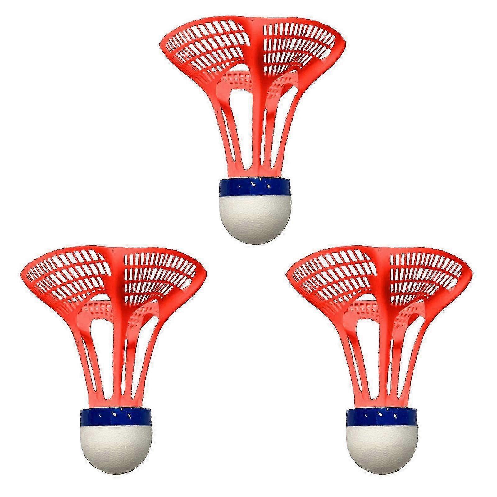Windproof Outdoor Shuttlecocks 3PCS, For Training Badminton Nylon