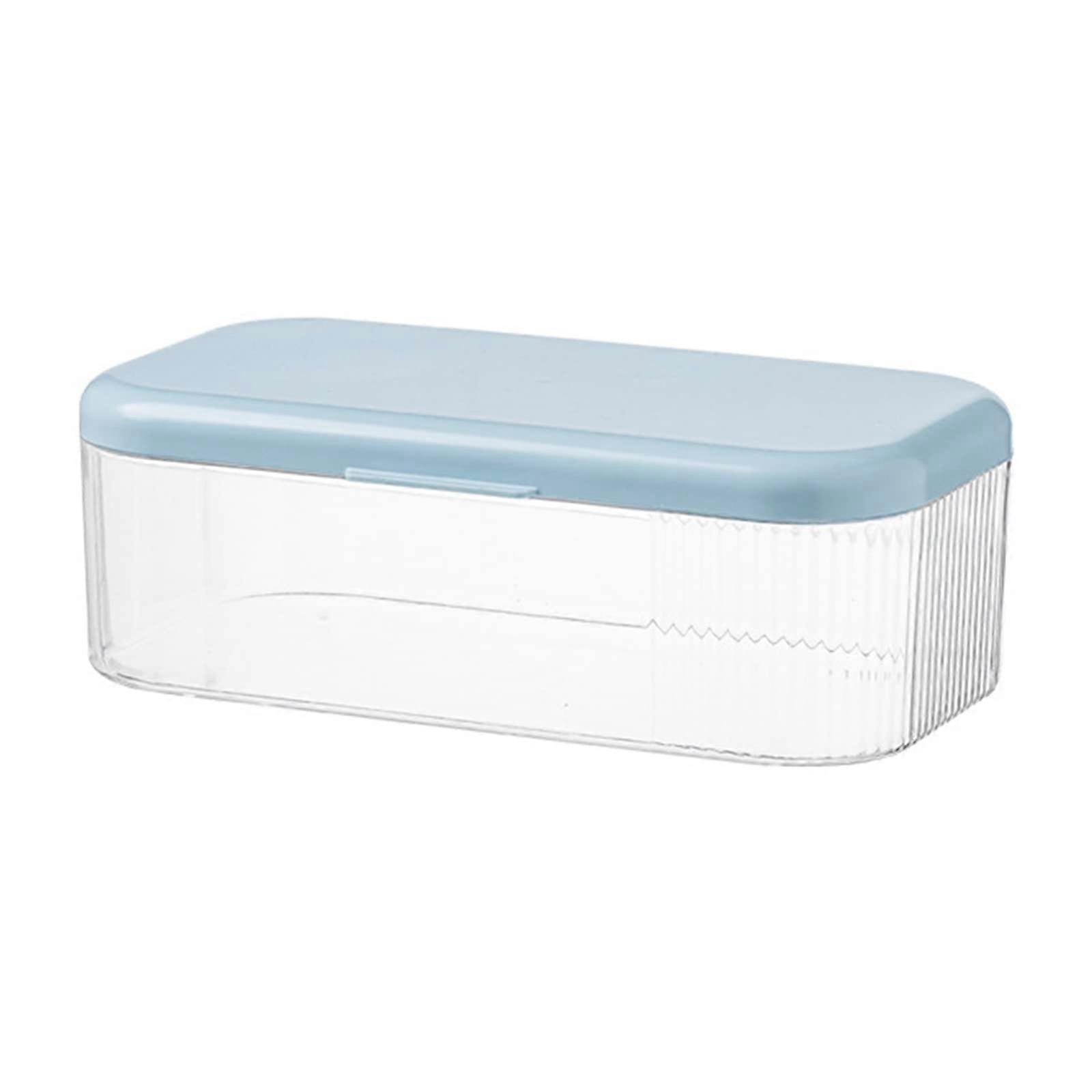 Mouth Storage Box Dustproof Household Container with Lid for Face Organization, Easy Clean, Medium Size