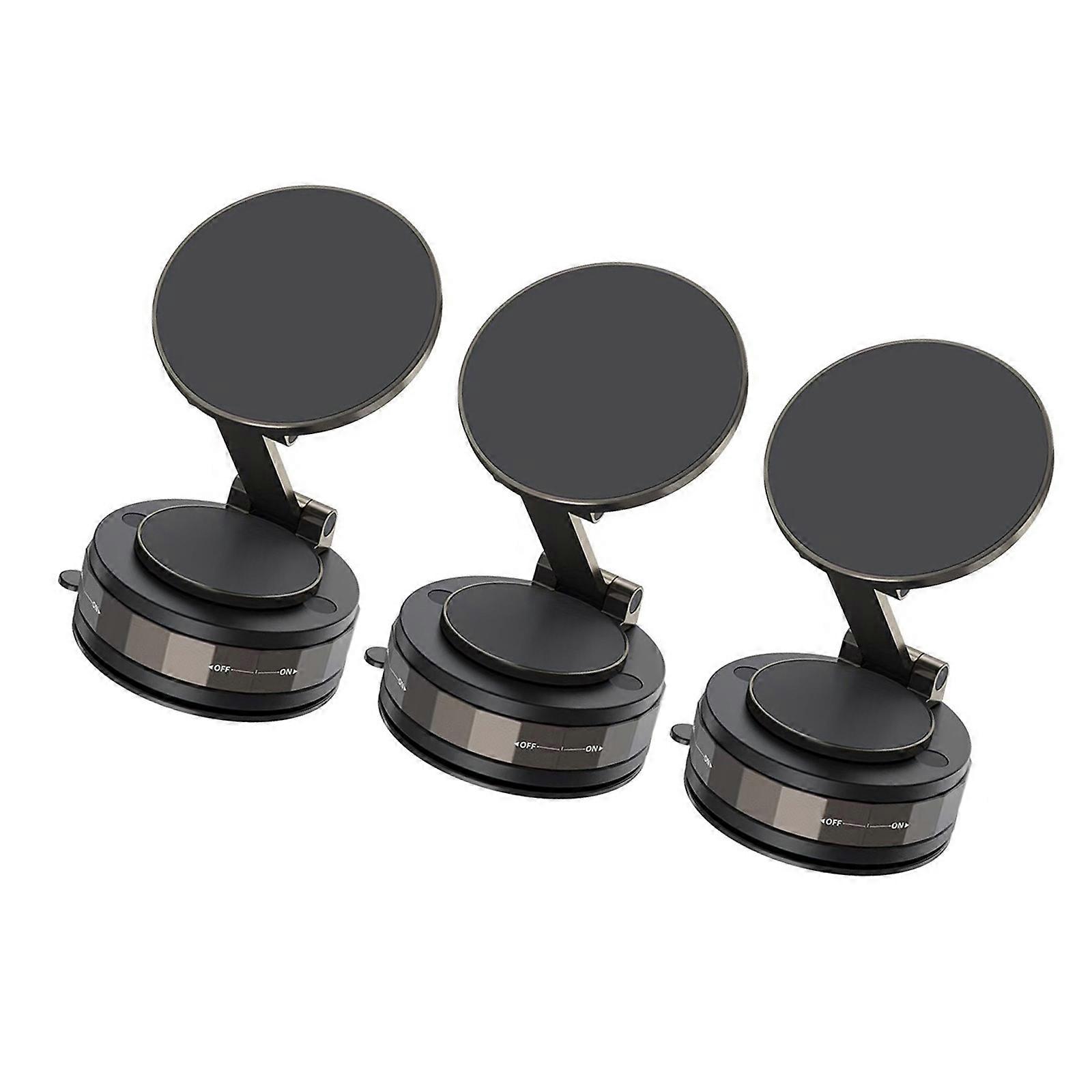 Universal Magnetic Car Phone Mount with 360 Degree Adjustable Arm & Secure Vacuum Suction Cup for Stable Navigation Multicolor