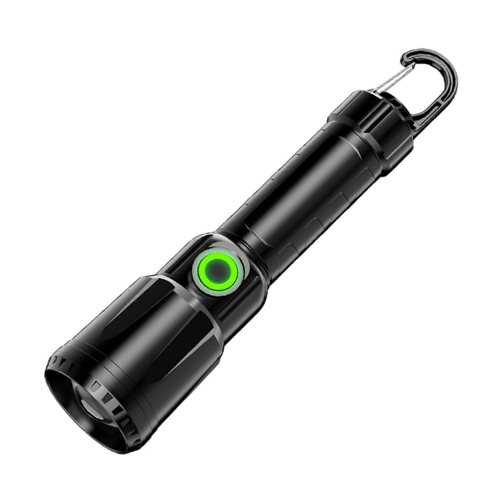 Portable  Flashlight Long Runtimes Battery Power 5 Light Modes Waterproof Design For Emergency Use Multicolor
