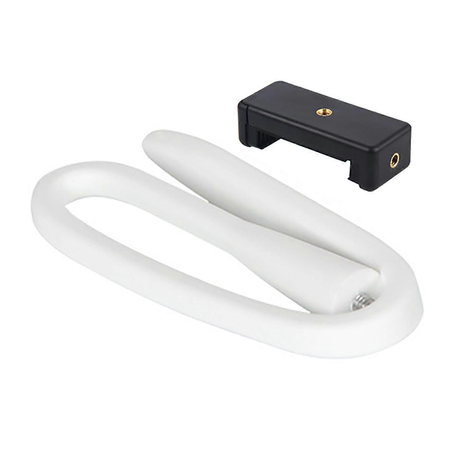 Multi functional Phone Mount with Twistable Joint Adjustable Phone Stand Universal 1/4 for Phones DSLRs & Action Cameras  White