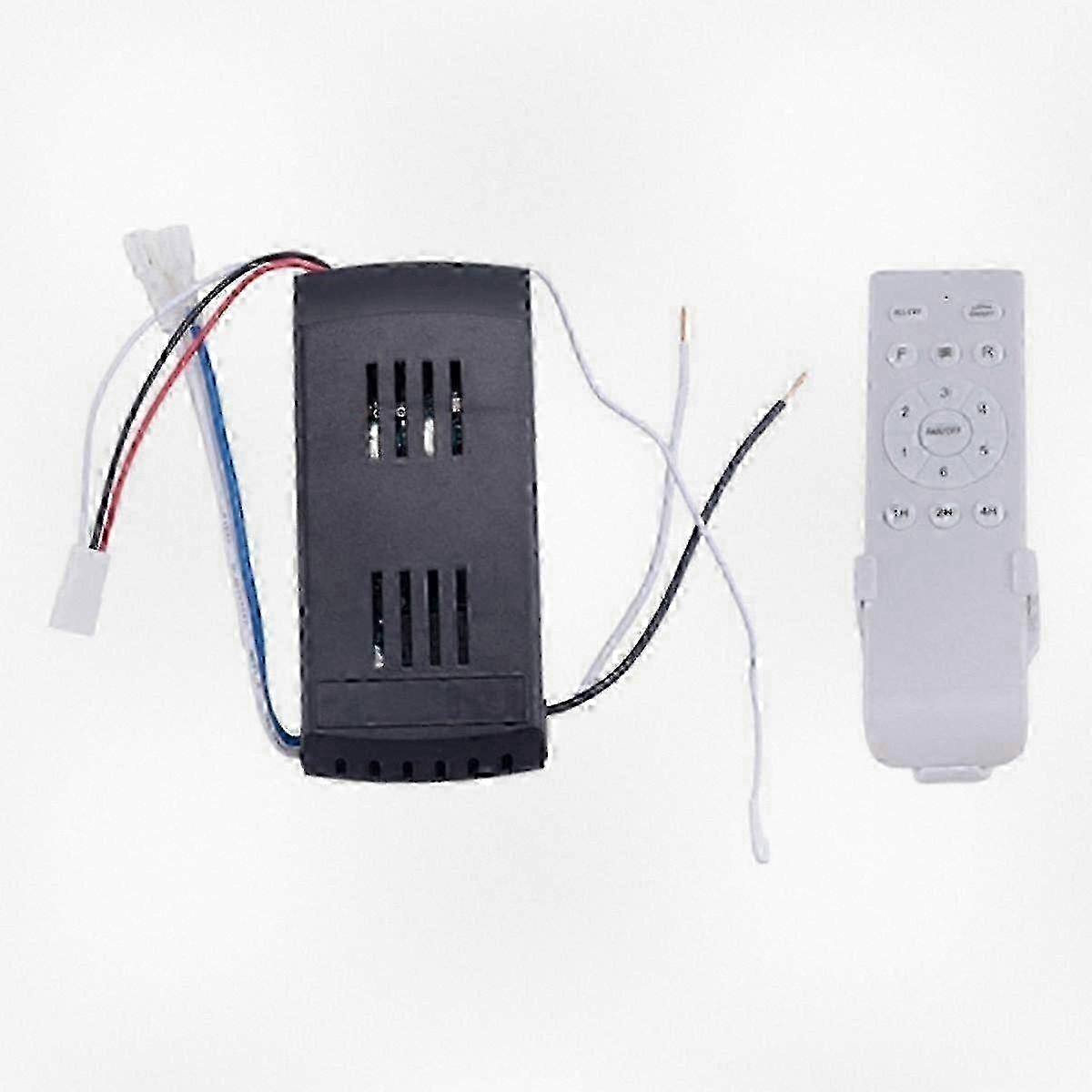 Universal Ceiling Fan Remote Control Kit with 6-Speed Timing Function, 40W Replacement Remote for DC Ceiling Fans and Lights 26s