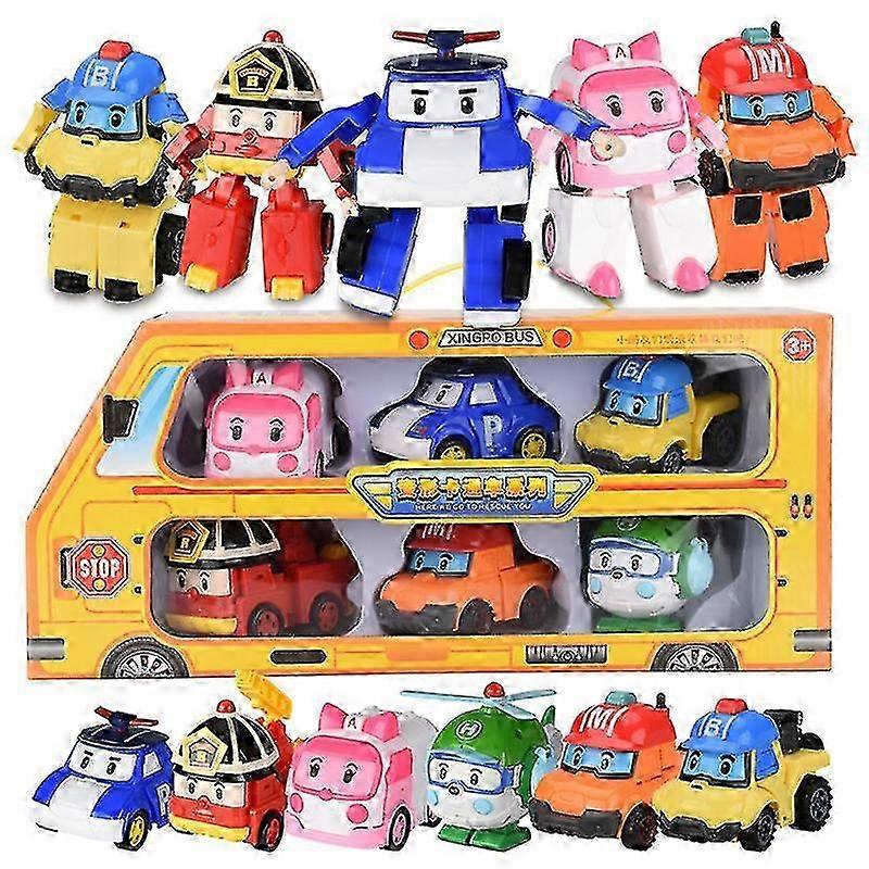 Sada hraček do auta Robocar Poli Transformat-Yogu 26s