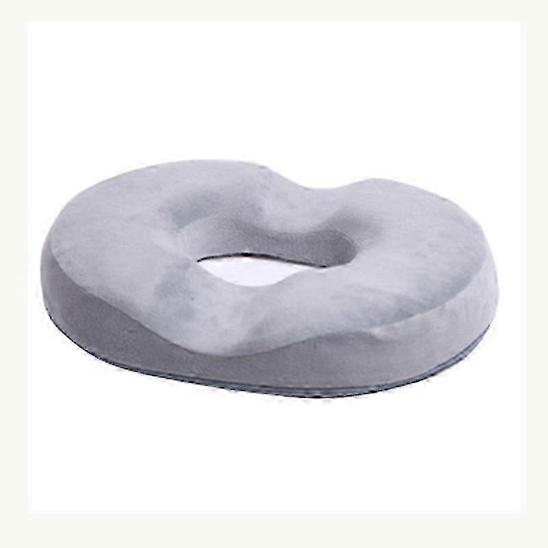 Gray Donut Cushion - Donut Ring Cushion - Sciatica Back Support - Hemorrhoids - Pregnancy Maternity Pillow - Back Support - Wedge Pillow - Tailbone Re