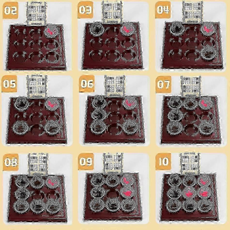 Chocolate Puzzle Chess Logical Positioning Game Intellectual Iq Thinking Board Game Educational Toys For Children